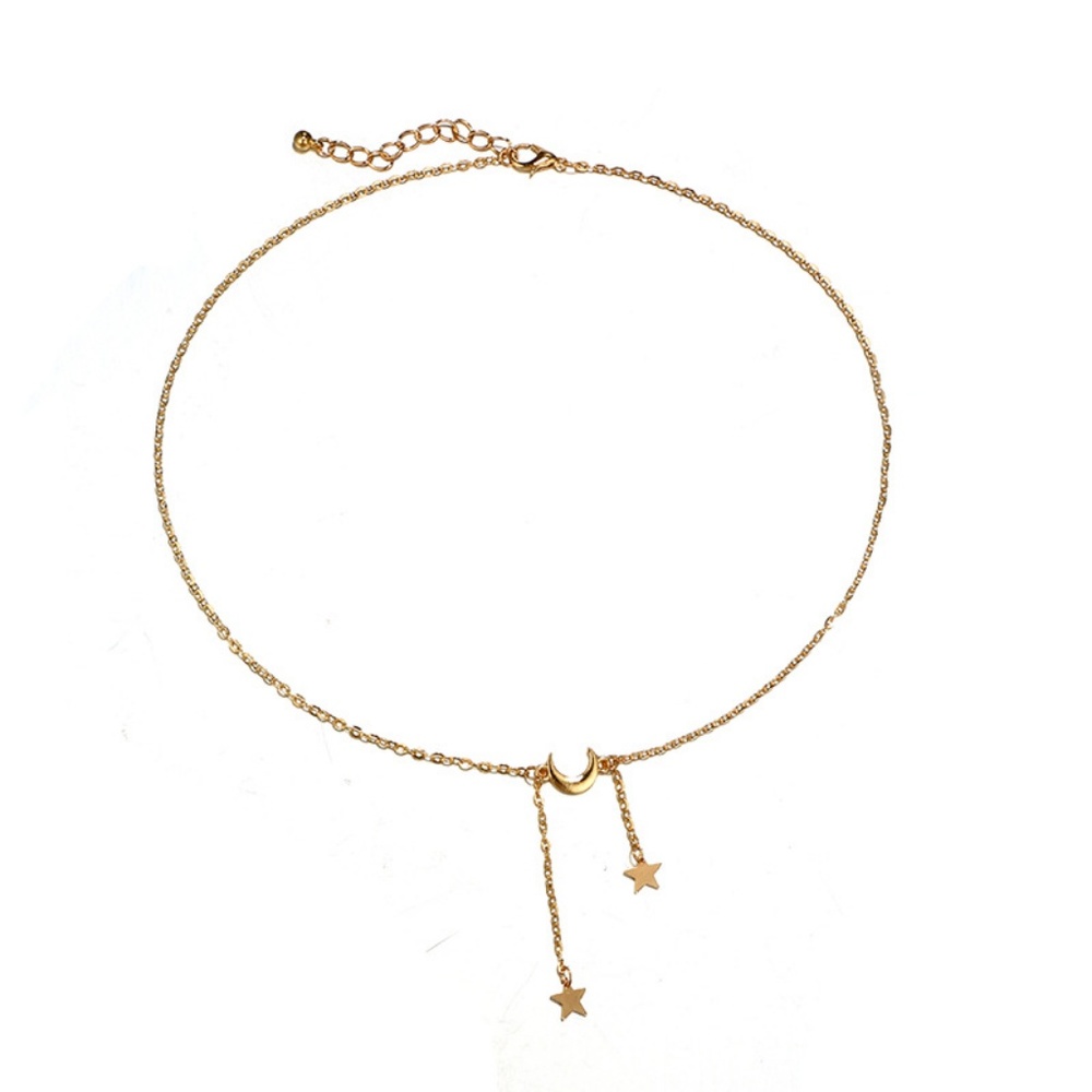 Unique Design//BOHO Moon and Stars Necklaces34 - Picture 5 of 8